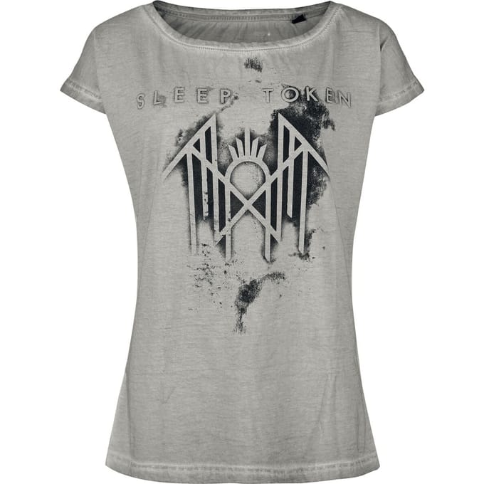 Sleep Token T-shirt - Take Me Back - S tot XL - voor Vrouwen - grijs