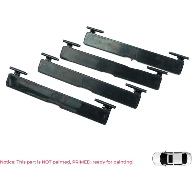 BSR576-1 4 Stuks Dakdrager Bevestigingspoort Bagagebak Rail Deksel 95 mm*12 mm voor Mercedes C-Klasse W205 S205 C205 2013-2023 2057504100