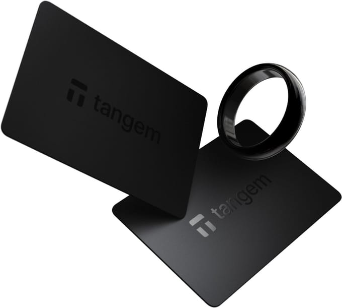 Tangem Ring - Hardware Wallet - ⌀ 20,75 mm - Crypto Wallet - NFC - Smart Backup - 25 Jaar Garantie