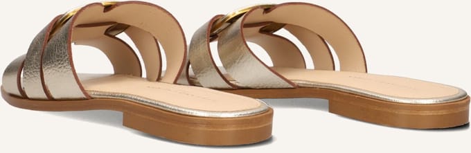 STEFANO LAURAN 24152 Slippers - Dames - Goudkleurig - Maat 38