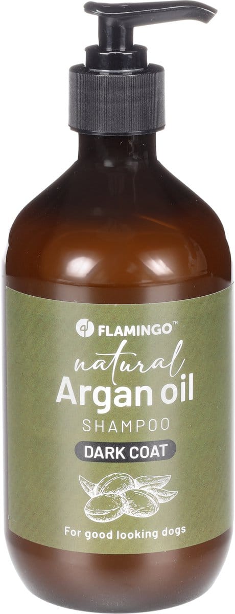 Shampoo Natural Arganolie voor donkere vacht 500 ml