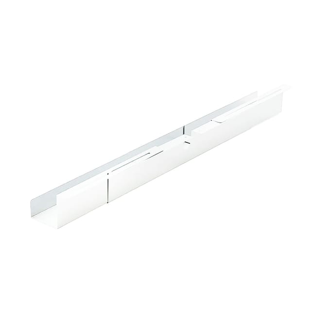 BRASQ Verstelbare Kabelgoot Wit - Kabel Organiser - Kabelgoot bureau - Kabelhouder - Kabelmanagement - Universeel