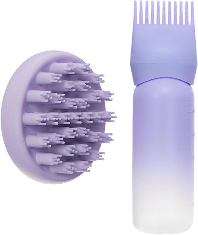 Haarolie Applicator met Scalp Massager - Ideaal voor Haarverf, Kleurbehandelingen en Haarverzorging