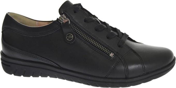 Hartjes 162.0826 99 01.00G Dames Veterschoen - Zwart - 4