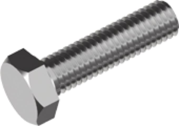 RVS zeskantbout A2 M8X180mm