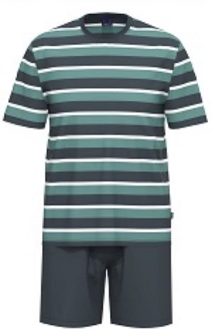 Ammann-herenpyjama korte broek-31194-M