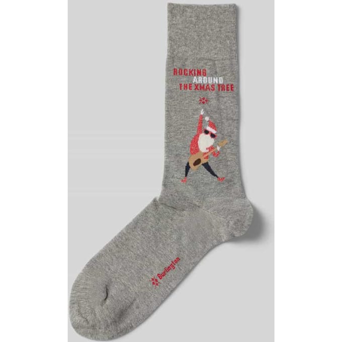Sokken met motief, model 'Rocking XMas'