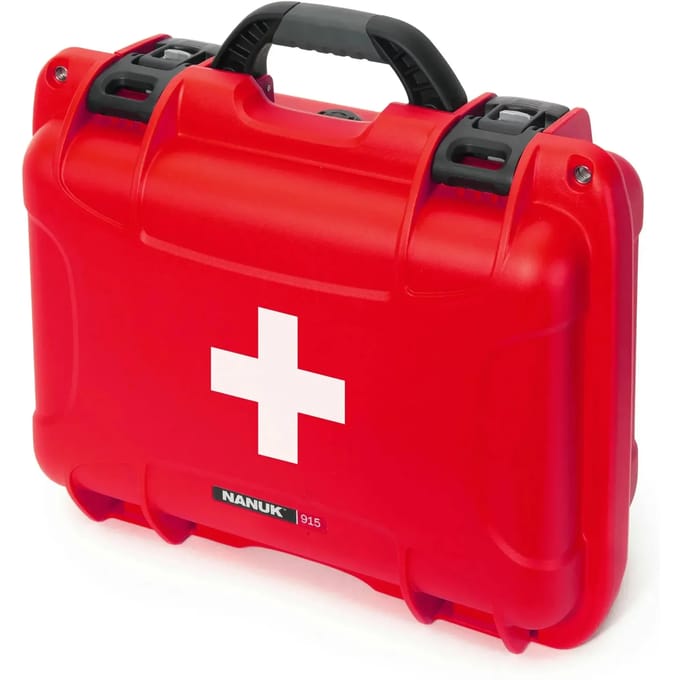 Lege EHBO-doos Nanuk 915 First Aid Logo