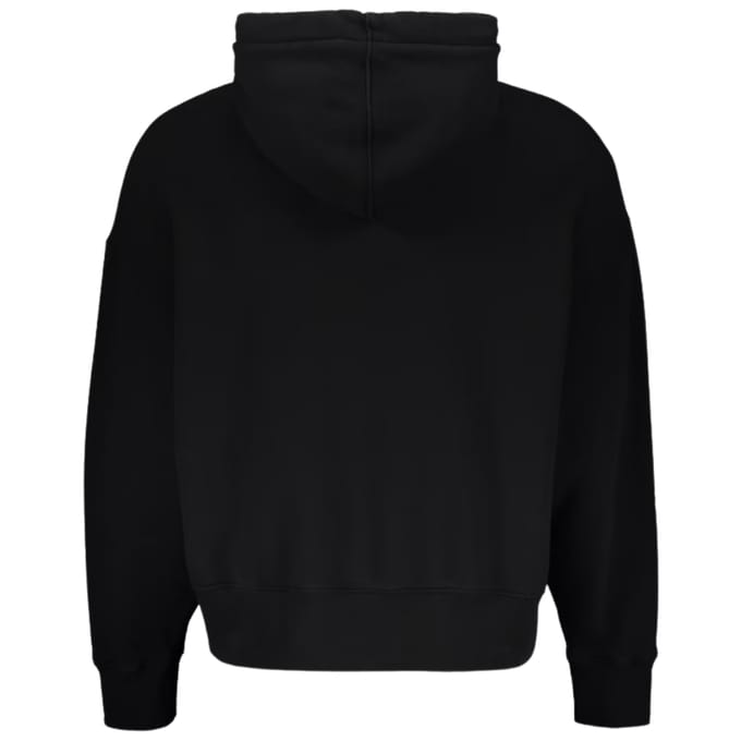 Palm Angels Spray Heart Design zwarte hoodie