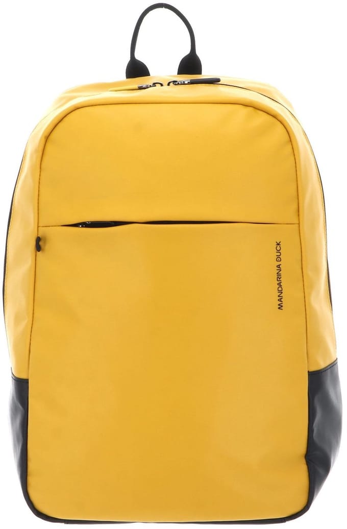 MANDARINA DUCK rugzak Eco Coated Backpack Duck Yellow donkergeel
