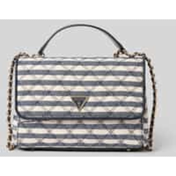 GUESS schoudertas Giully II 2 Compartment Convertible Flap Navy Multi donkerblauw
