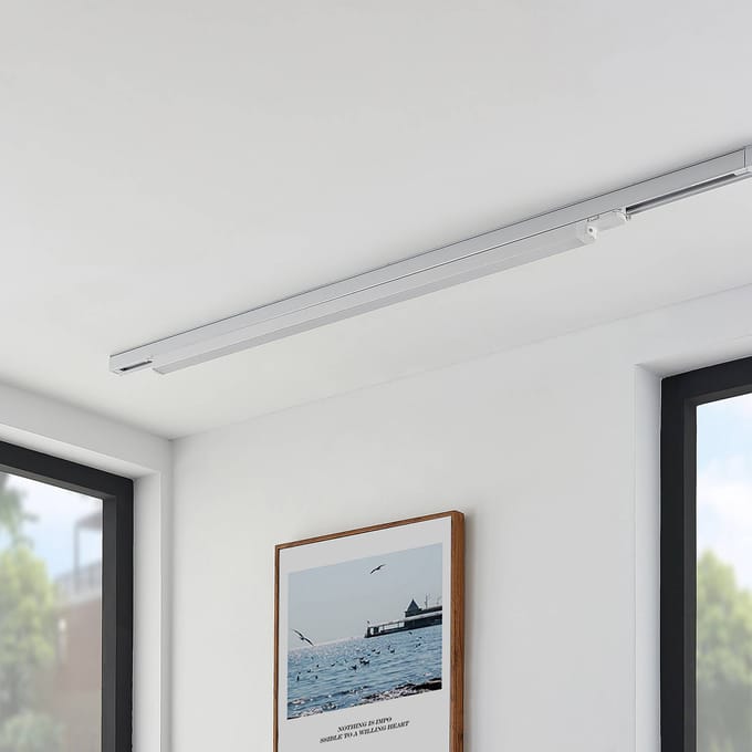 Arcchio - railverlichting - Aluminium, kunststof - H: 5.2 cm - wit (RAL 9010)
