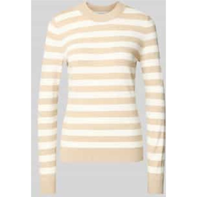 Gebreide pullover met ronde hals