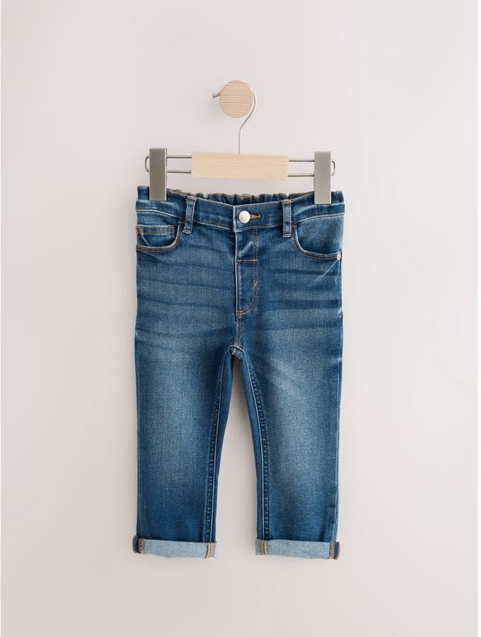 Next - Jongens - Barreljeans met standaard pasvorm - Blauw