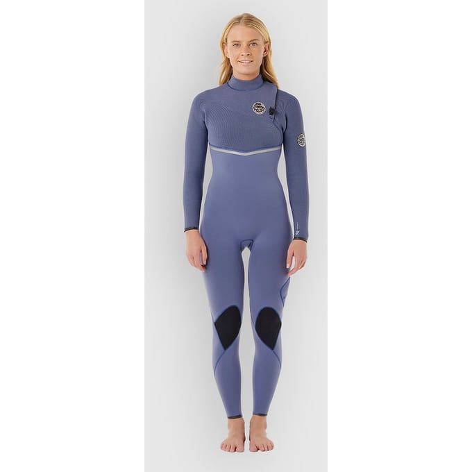 Rip Curl WMS E-Bomb Zip Free 4/3mm - Grey Blue