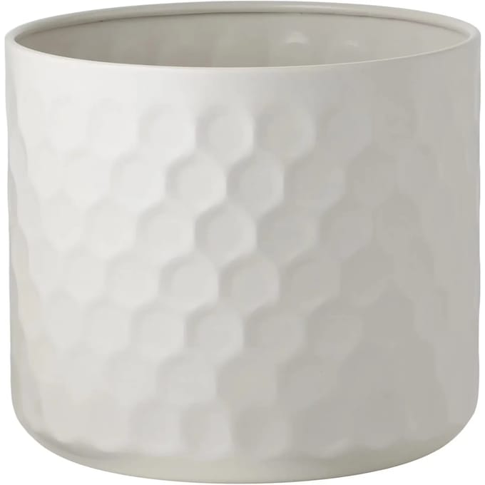 Sylvi bloempot Ø24,5cm wit.