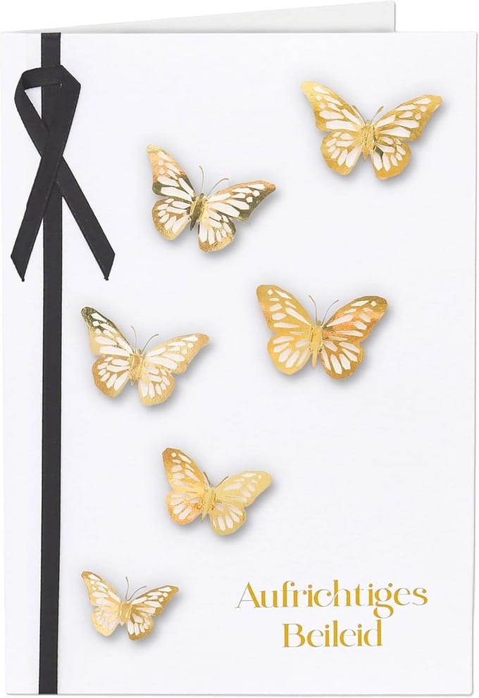 Condoleancekaart met Envelop en Zegelsticker