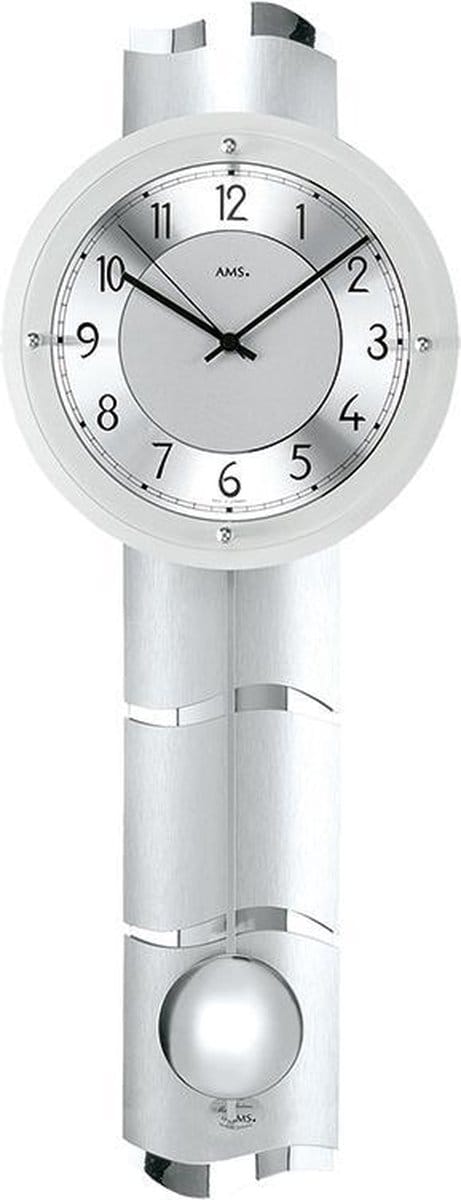 Prachtige AMS wandklok met slinger 5215