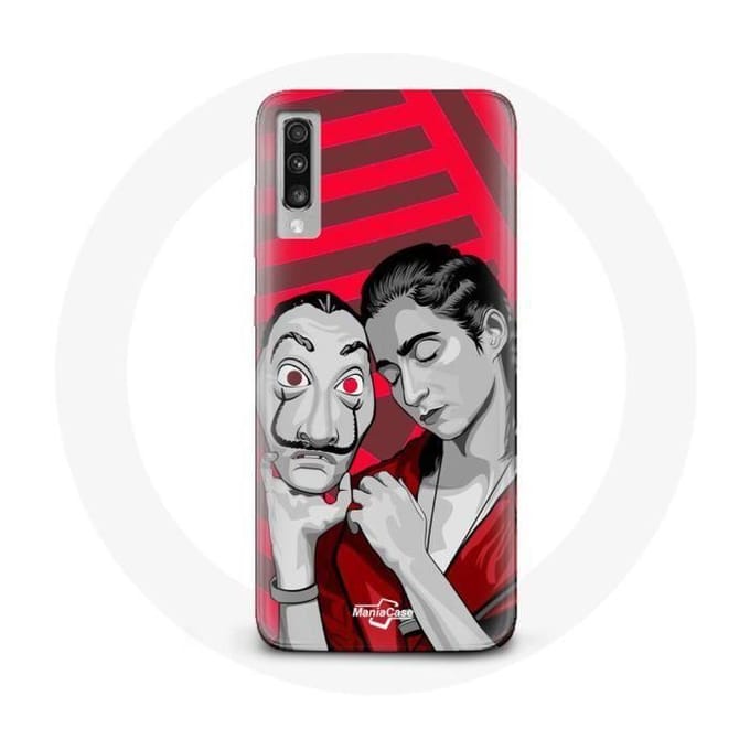 Coque pour Samsung Galaxy A70 La casa de papel Nairobi Fan art