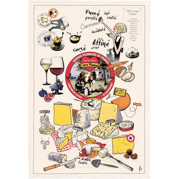 Theedoek - les grands fromages Winkler