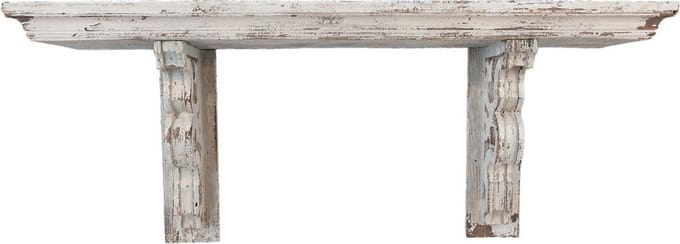 Clayre & Eef Wandrek 100x23x41 cm Wit Hout