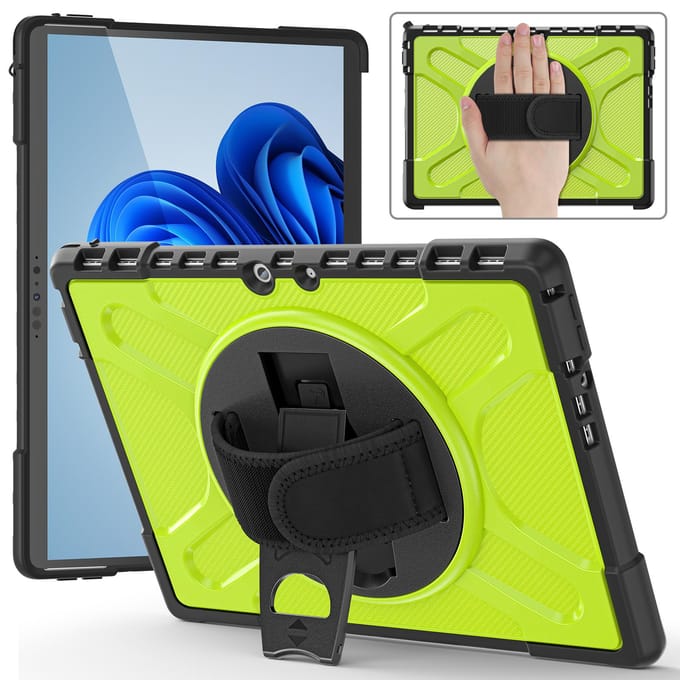 Robuuste Hoes Voor Microsoft Surface Pro 13 12 11 10 9 8 7 Plus 6 5 4 2-in-1 360 Draaibare Cover Voor Go 1 2 3 4 Met Handriem Surface Go 1-2-3-4