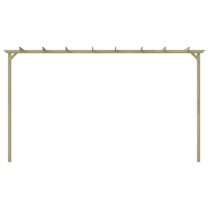 vidaXL - Pergola - 360x200x60 - cm - geïmpregneerd - grenenhout