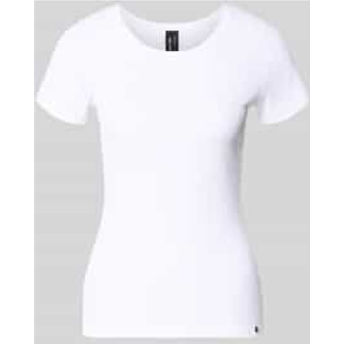 T-shirt met labeldetail