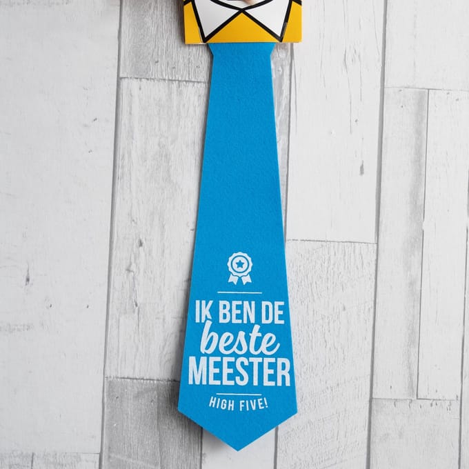 Stropdas "Ik ben de beste meester"