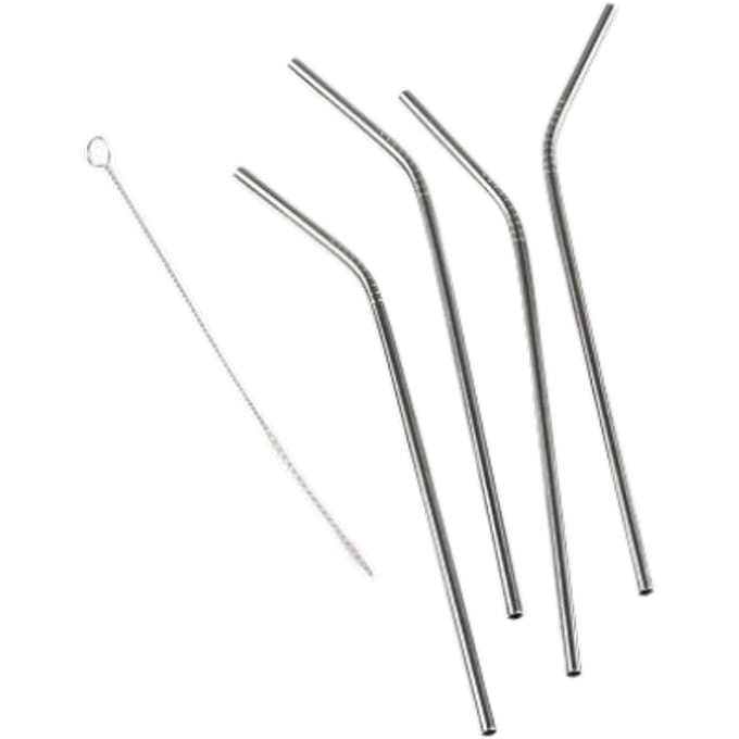 Functie metalen rietjes - 4 stuks