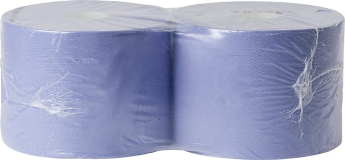 Industrierol verlijmd blauw 3laags