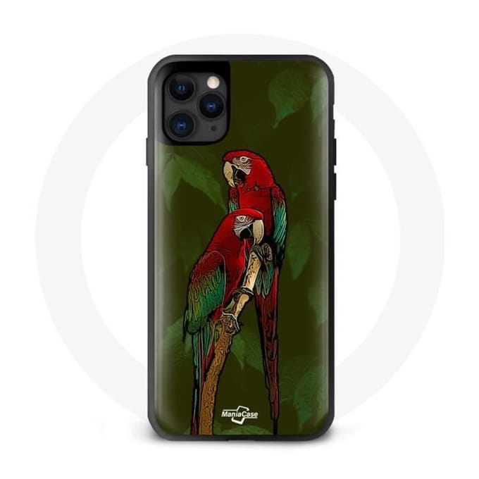 Coque iphone 12 Pionus Perroquets