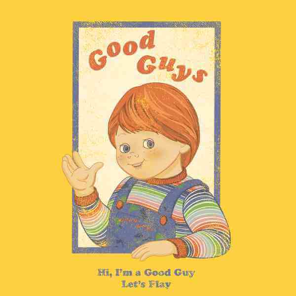 Chucky Good Guys Retro T-shirt - Geel - S