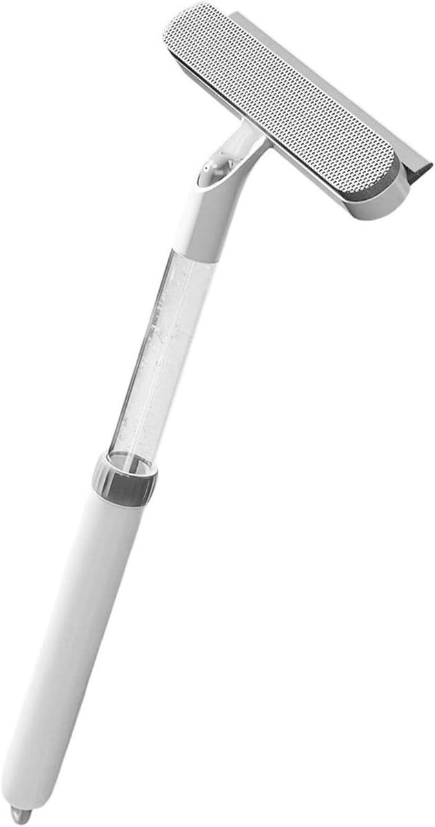 Raamwisser - Glasreiniger - Ramen Schoonmaken - Uitschuifbaar Handvat - 53 cm - Wit