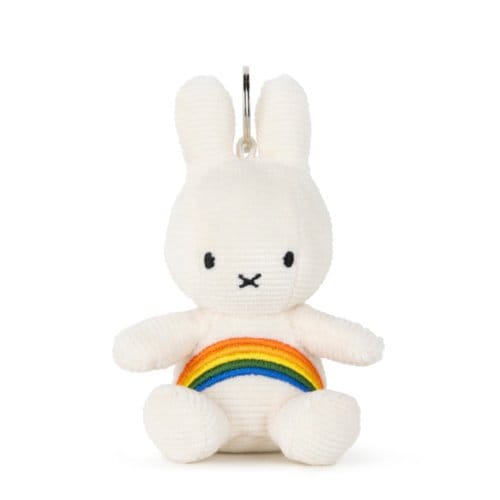 Nijntje sleutelhanger, 10 cm, regenboog
