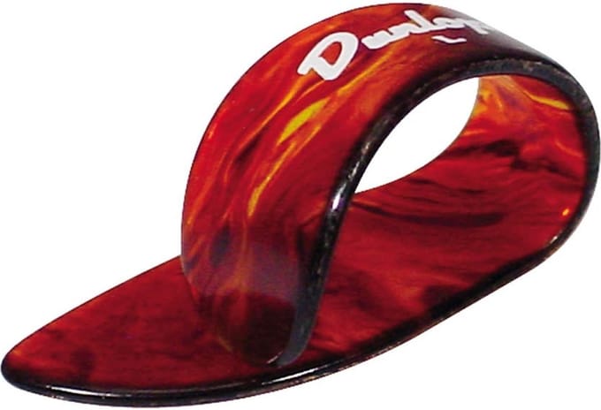 Dunlop Duimplectra 9022-R Medium Shell Plastic Thumb Pick Voor Rechterduim 12-Pack