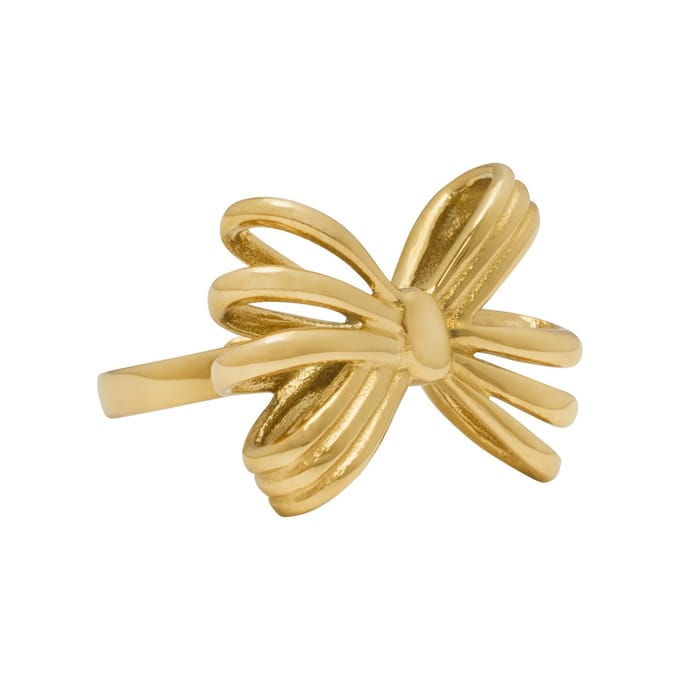 Essenza Bow Ring Gold