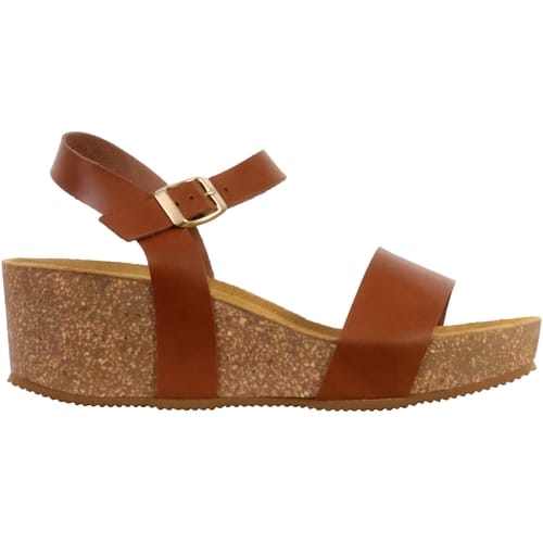 Noga Laura Edge leren sandalen met sleehak