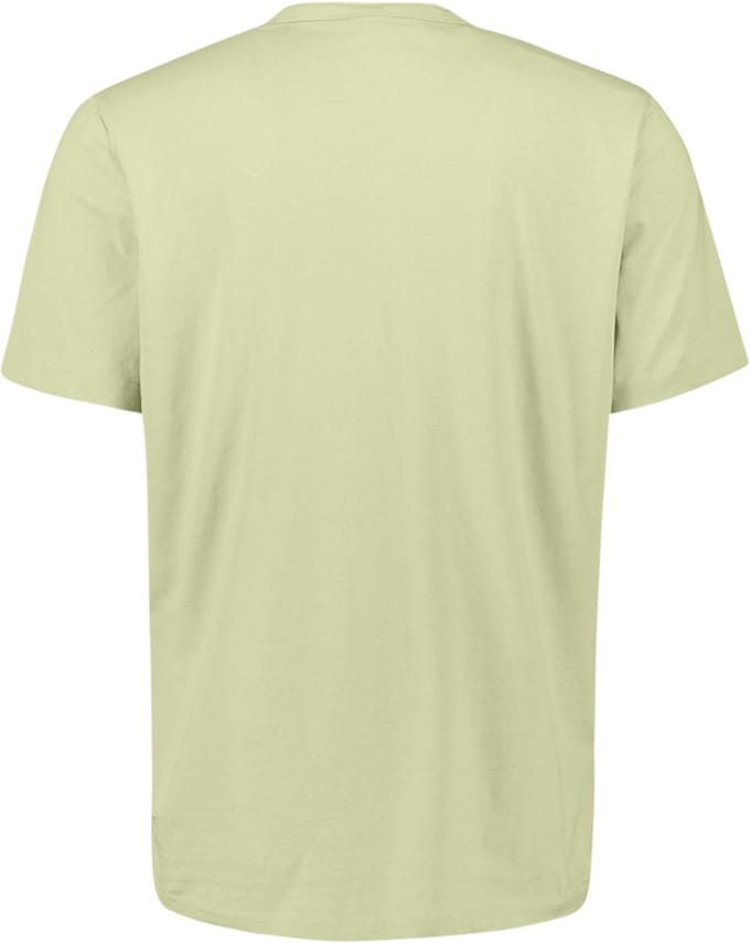 No Excess T-shirt granddad half button melang green