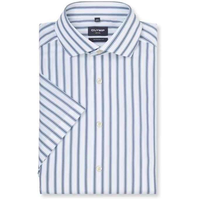 OLYMP Luxor Overhemd, Modern Fit, Royal Kent, Bleu