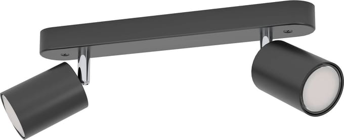 EGLO Reciso-E Spot - Plafondspot - GU10 - 30 cm - Zwart