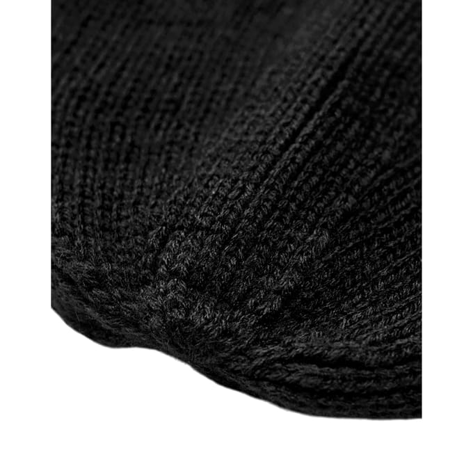 Beechfield Zip Patch muts (Zwart)