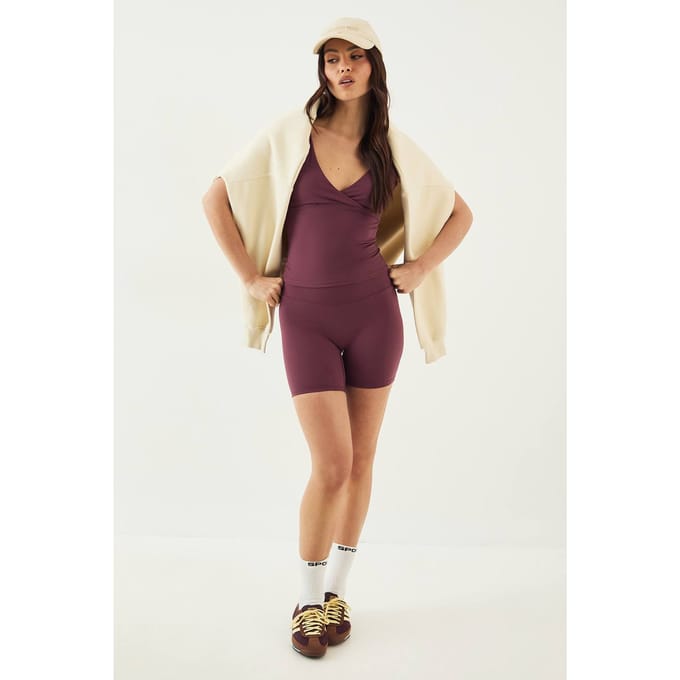 Dames Dsgn Studio Ultra Sculpt Fietsshort | Plum | Maat: 2XL