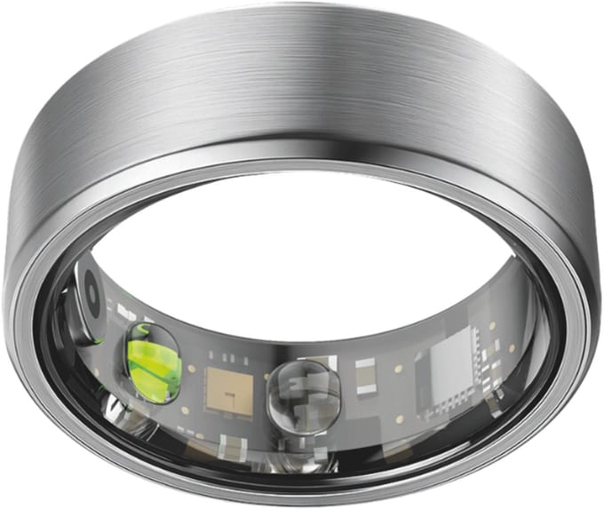 NOLATR Smart Ring CORE PLUS Silver - Size 10