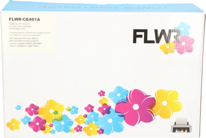 FLWR - Toner / 507A / Cyaan - Geschikt voor HP
