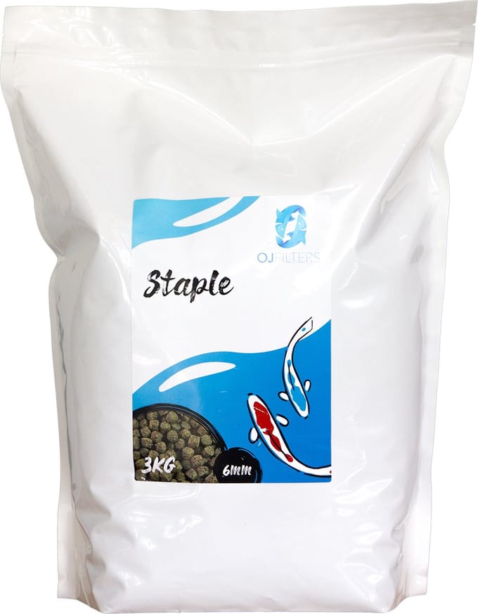 OJ Staple voer 3 kilo, 6 mm - OJ voeding
