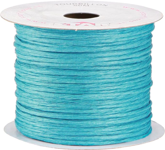 Draad gewikkeld 50m turquoise