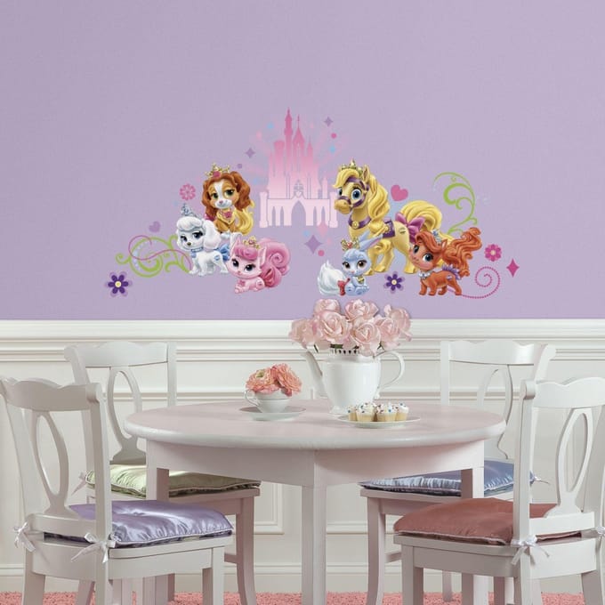 RoomMates Disney Prinsessen Palace Pets - Muurstickers - Multi