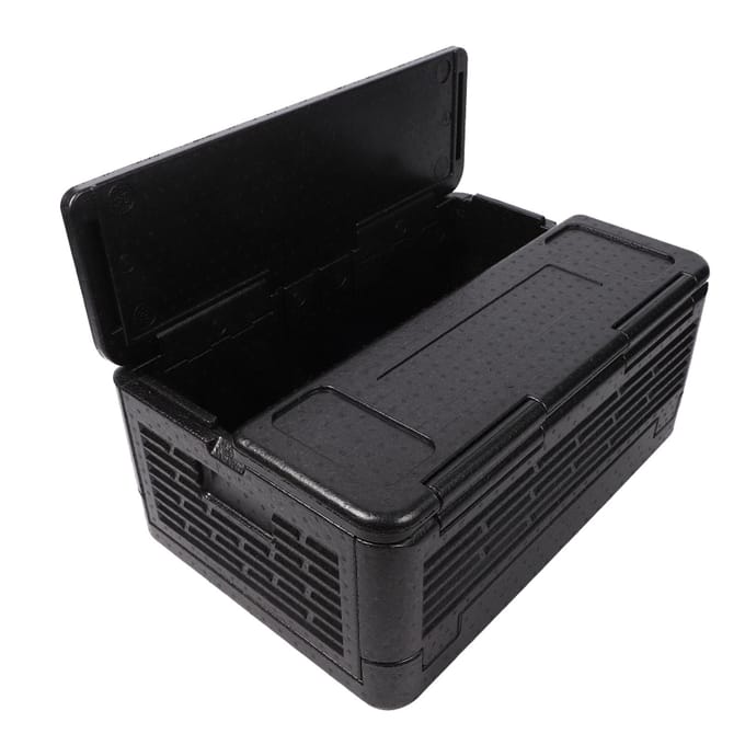 Buiten Draagbare Opvouwbare Picknick 60L Grote Capaciteit Voedsel Thermische Opslag Doos Koffer gray
