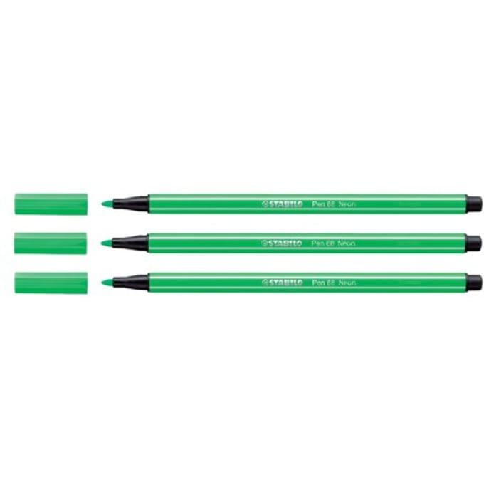 STABILO Pen 68 - Premium Viltstift - Neon Groen - per stuk